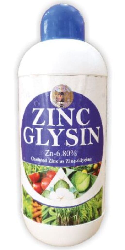Zn Glycin Chelated Zinc Glycinate Fertilizer Powder - Highly Soluble