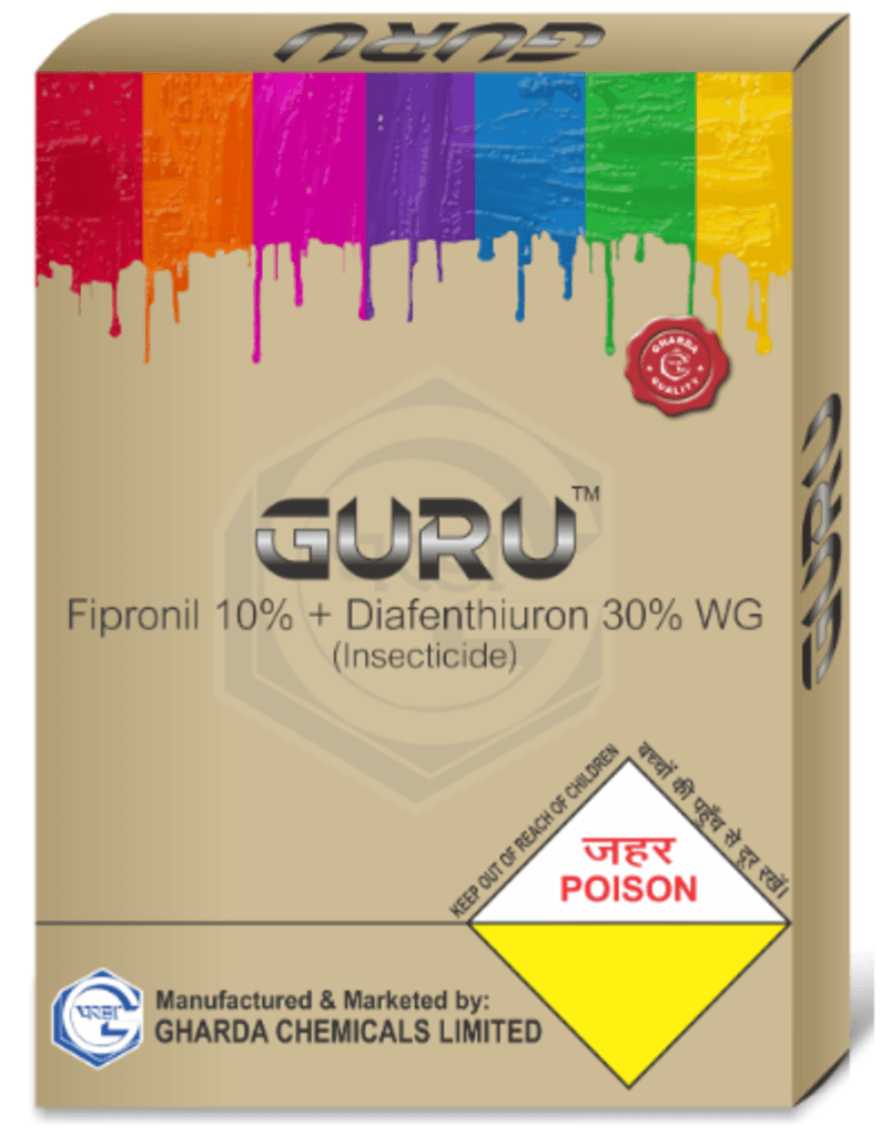 Guru (Fipronil 10% + Diafenthiuron 30% WG) Insecticide